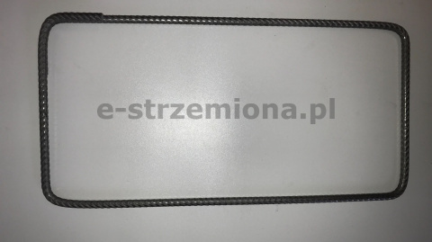 Strzemiona 15x35 strzemiona zbrojeniowe 15x35 jarzemka budowlane 35x15 fi 8 mm pręt żebrowany - 1szt.