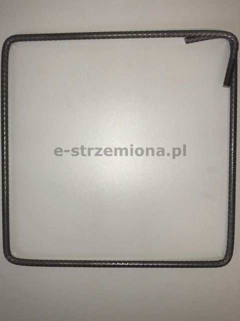 Strzemiona 35x35 strzemiona zbrojeniowe 35x35 jarzemka budowlane 35x35 fi 8 mm pręt żebrowany - 1szt.