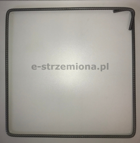 Strzemiona 40x40 strzemiona zbrojeniowe 40x40 jarzemka budowlane 40x40 fi 8 mm pręt żebrowany - 1szt.